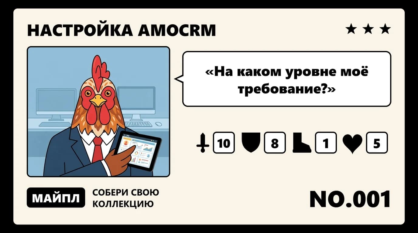 Настройка amoCRM под нестандартный процесс: четыре уровня — настройки, виджеты, API, разработка
