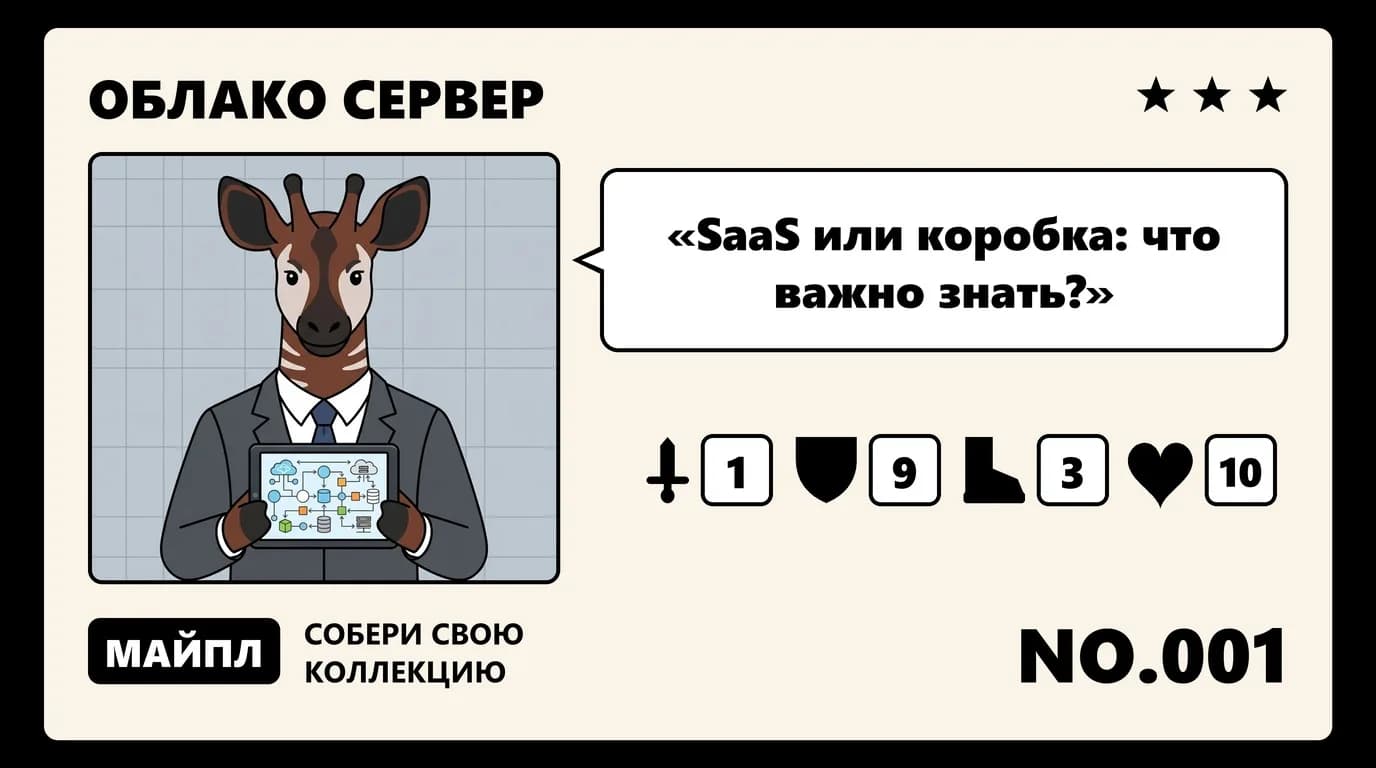 SaaS или коробка: восемь критериев выбора формата поставки и честный расчет затрат на три года