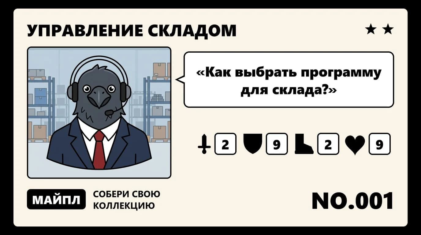 Программа для учета на складе: 5 классов решений и стоимость владения за 3 года