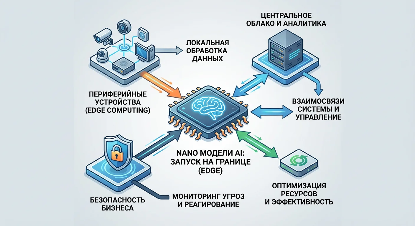 Nano модели для edge computing: запуск AI на мобильных и слабых устройствах