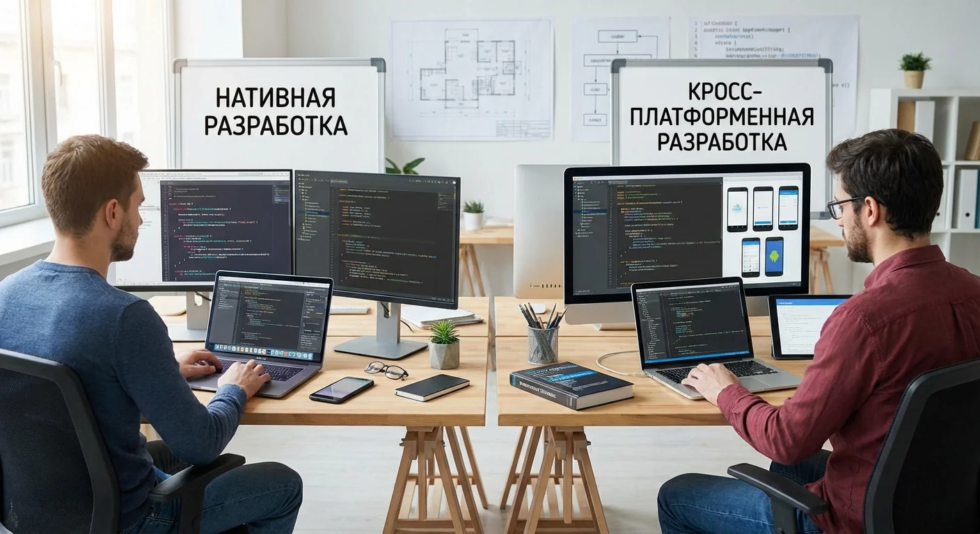 Нативная или кроссплатформенная разработка в 2026: что выбрать бизнесу, чтобы не переплатить и обогнать конкурентов?