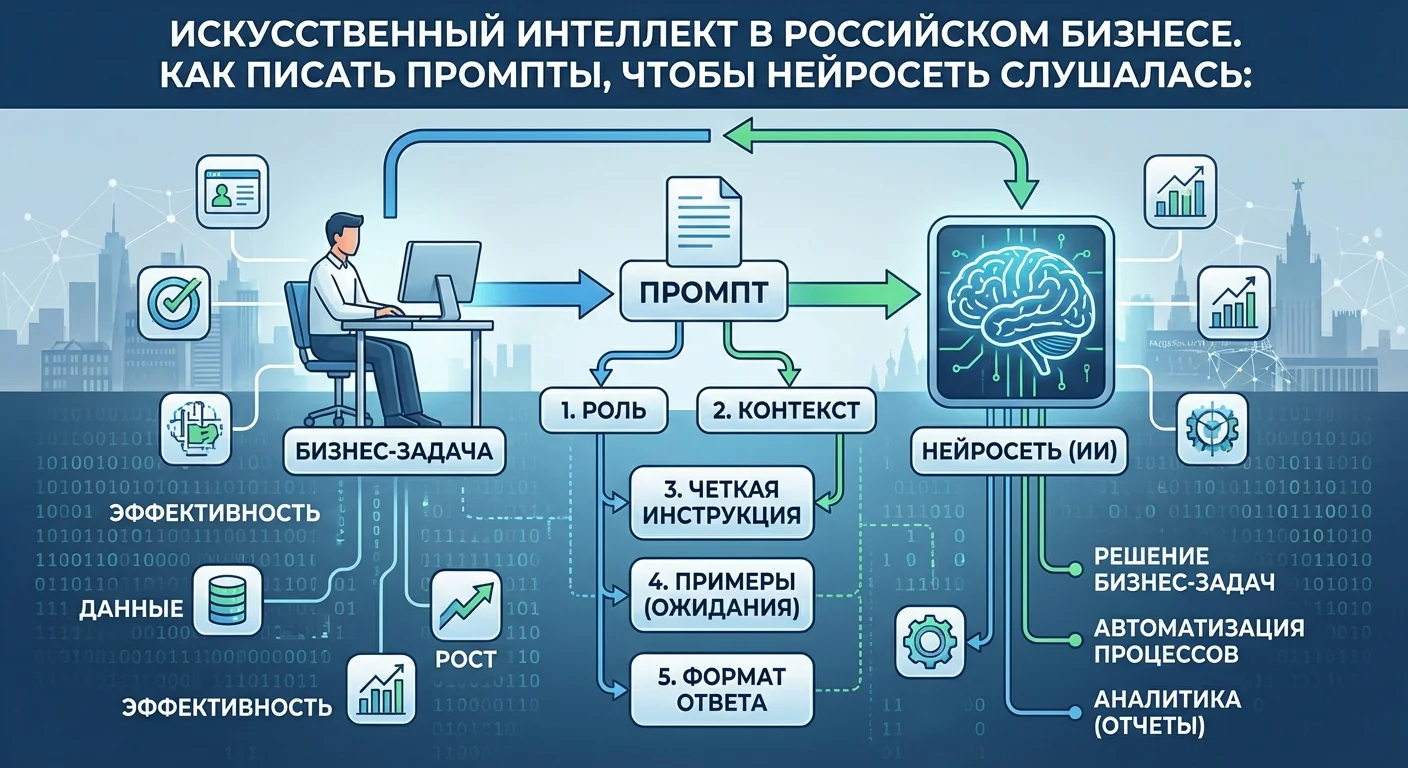 Как писать промпты, чтобы нейросеть слушалась: система инструкций