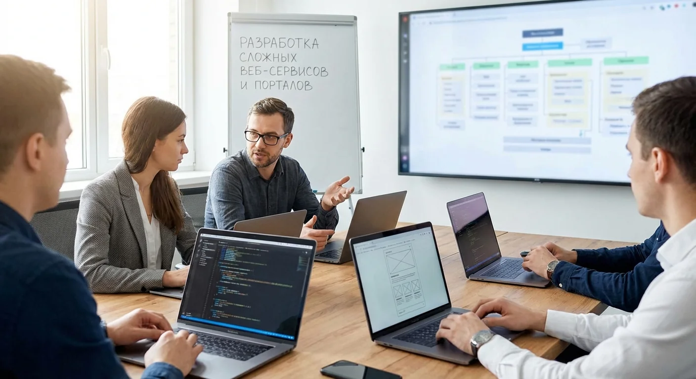 Разработка сложных веб-сервисов и порталов: ключевые отличия от создания обычных сайтов