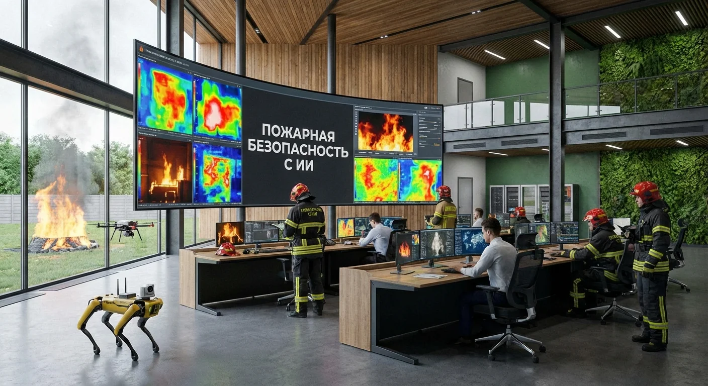 Пожарная безопасность с ИИ: как камеры с компьютерным зрением распознают дым и огонь быстрее датчиков (гайд 2025)
