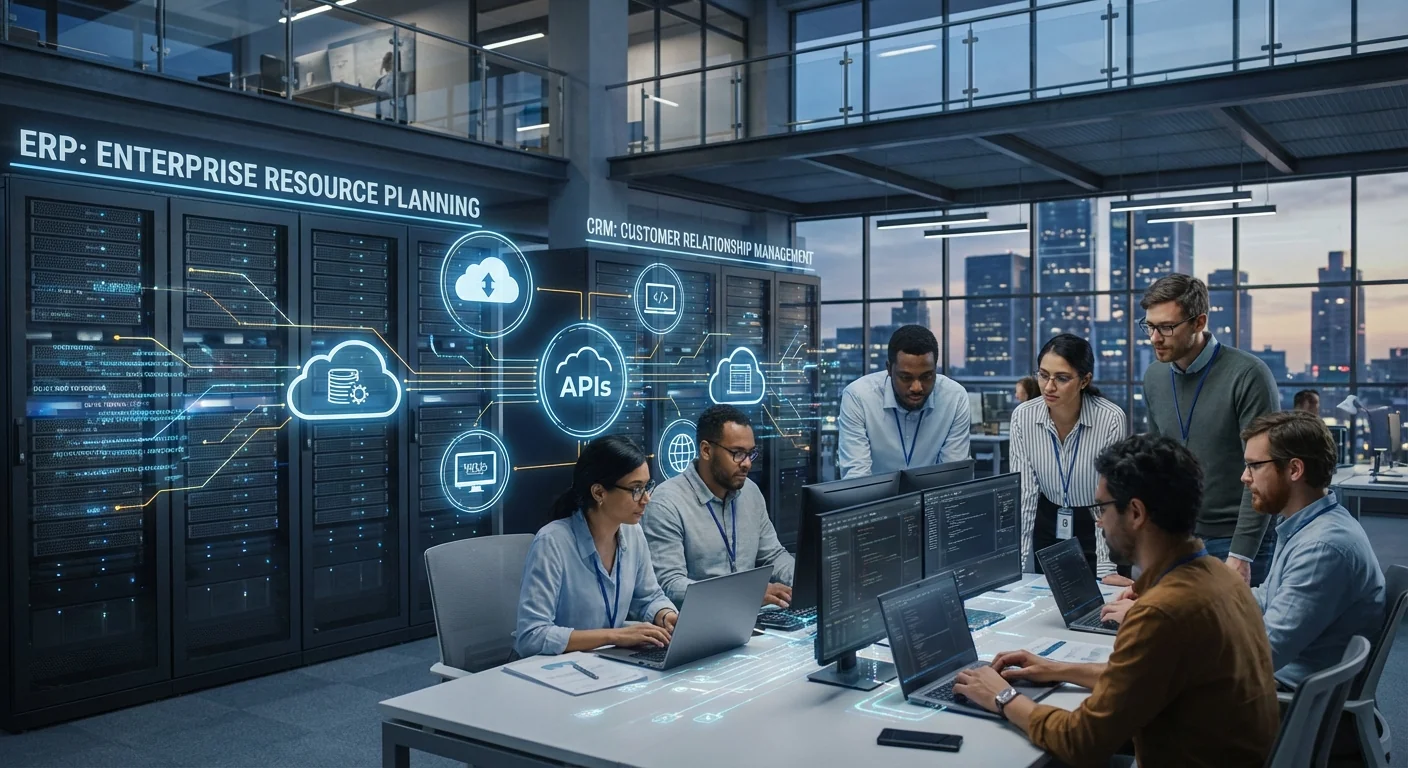 Интеграция веб-сервисов с ERP и CRM: как построить единую цифровую экосистему бизнеса