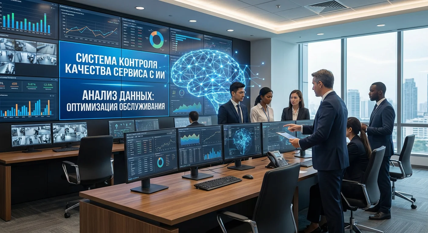 Контроль качества сервиса с помощью ИИ: как нейросети оценивают работу персонала и время обслуживания (объективно и круглосуточно)