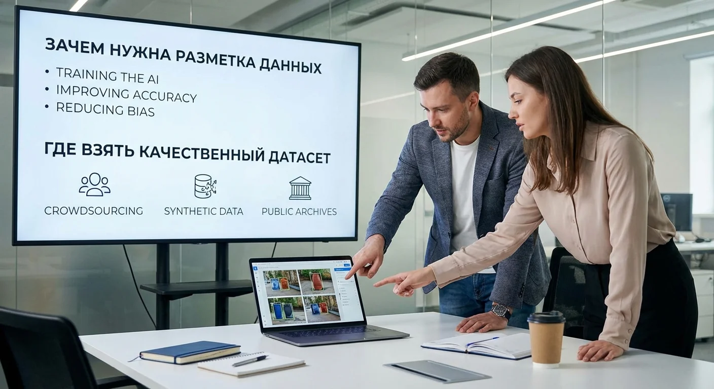 Зачем нужна разметка данных и где взять качественный датасет для обучения модели