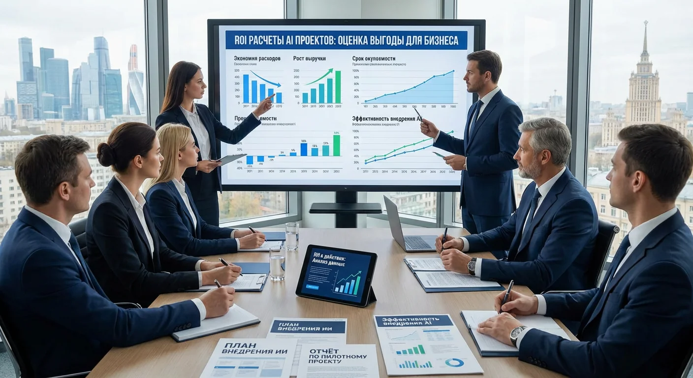 ROI расчеты для AI проектов: как оценить выгоду внедрения