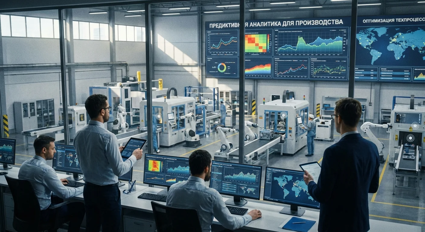 Предиктивная аналитика для производства: как ИИ предсказывает поломки оборудования и дефекты качества