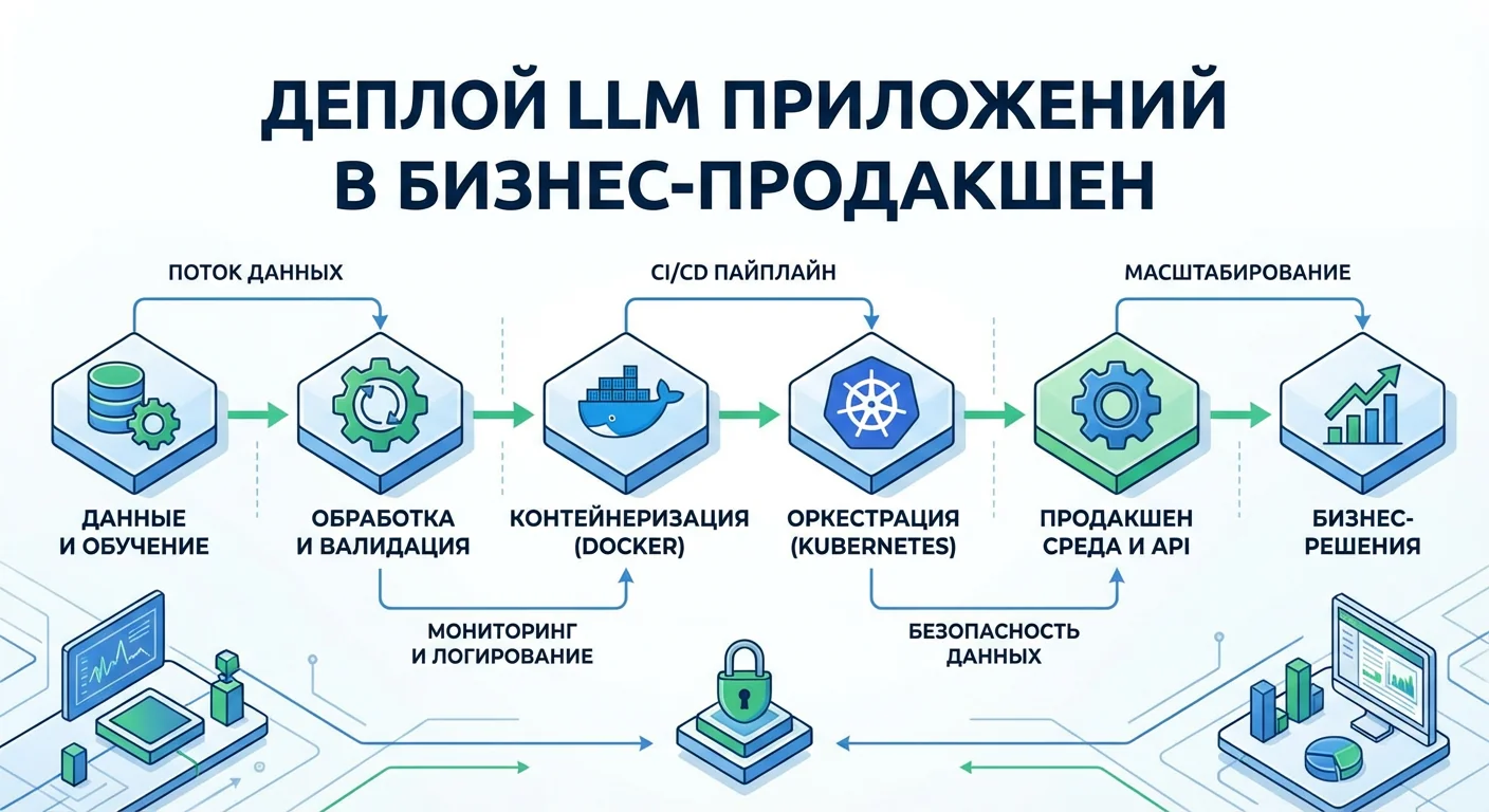Деплой LLM приложений в продакшен: Docker, Kubernetes, serverless