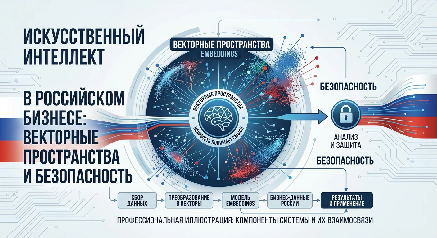 Embeddings и векторные пространства: как нейросеть понимает смысл