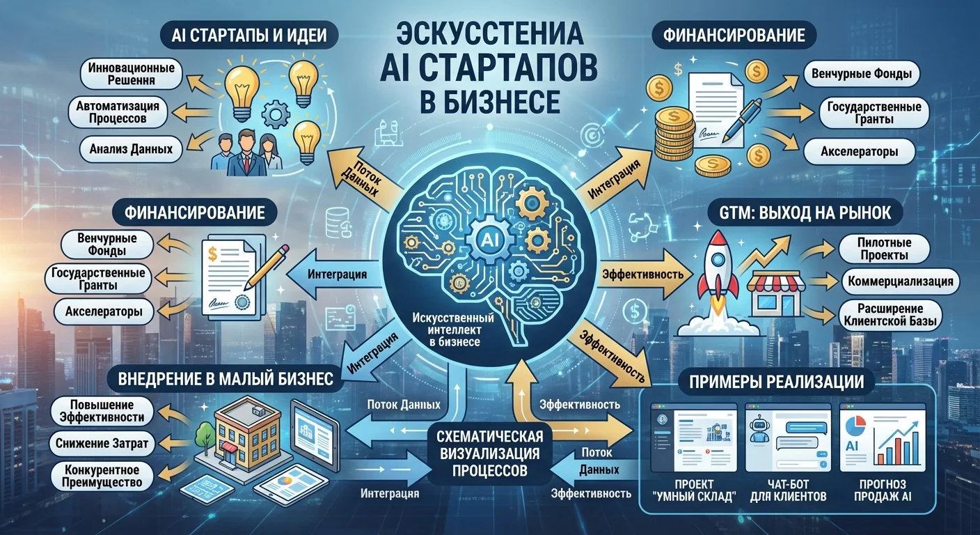 AI стартапы: идеи, финансирование, GTM, примеры успешных компаний