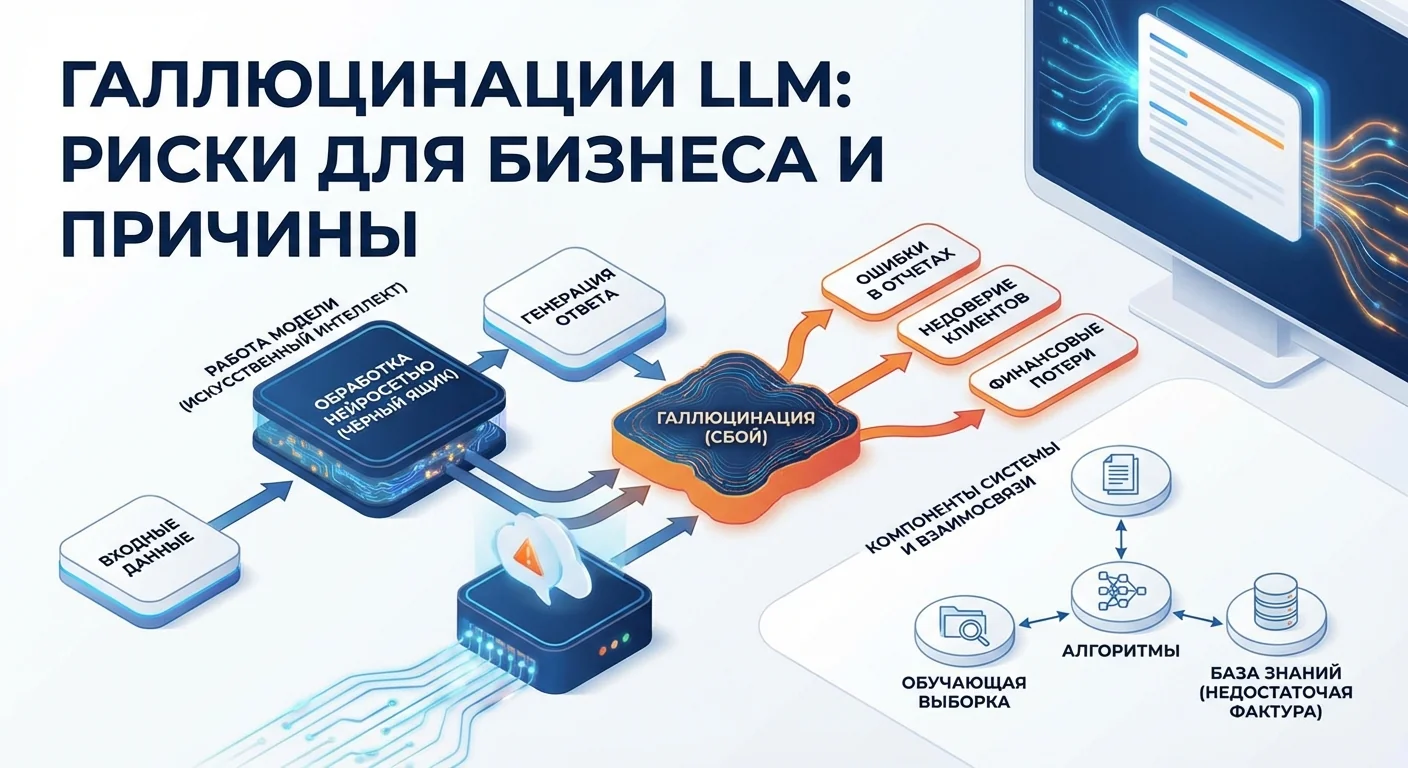 Галлюцинации в LLM: почему они происходят, как их минимизировать