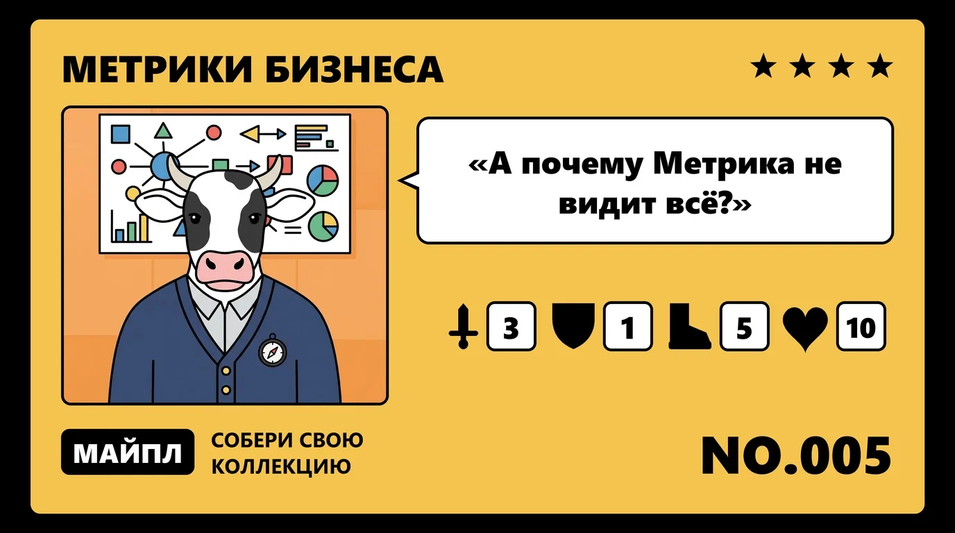 Данные, которых нет в Метрике
