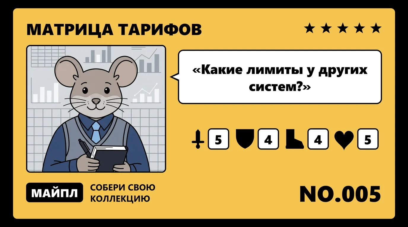 Лимиты бесплатных CRM в одной таблице