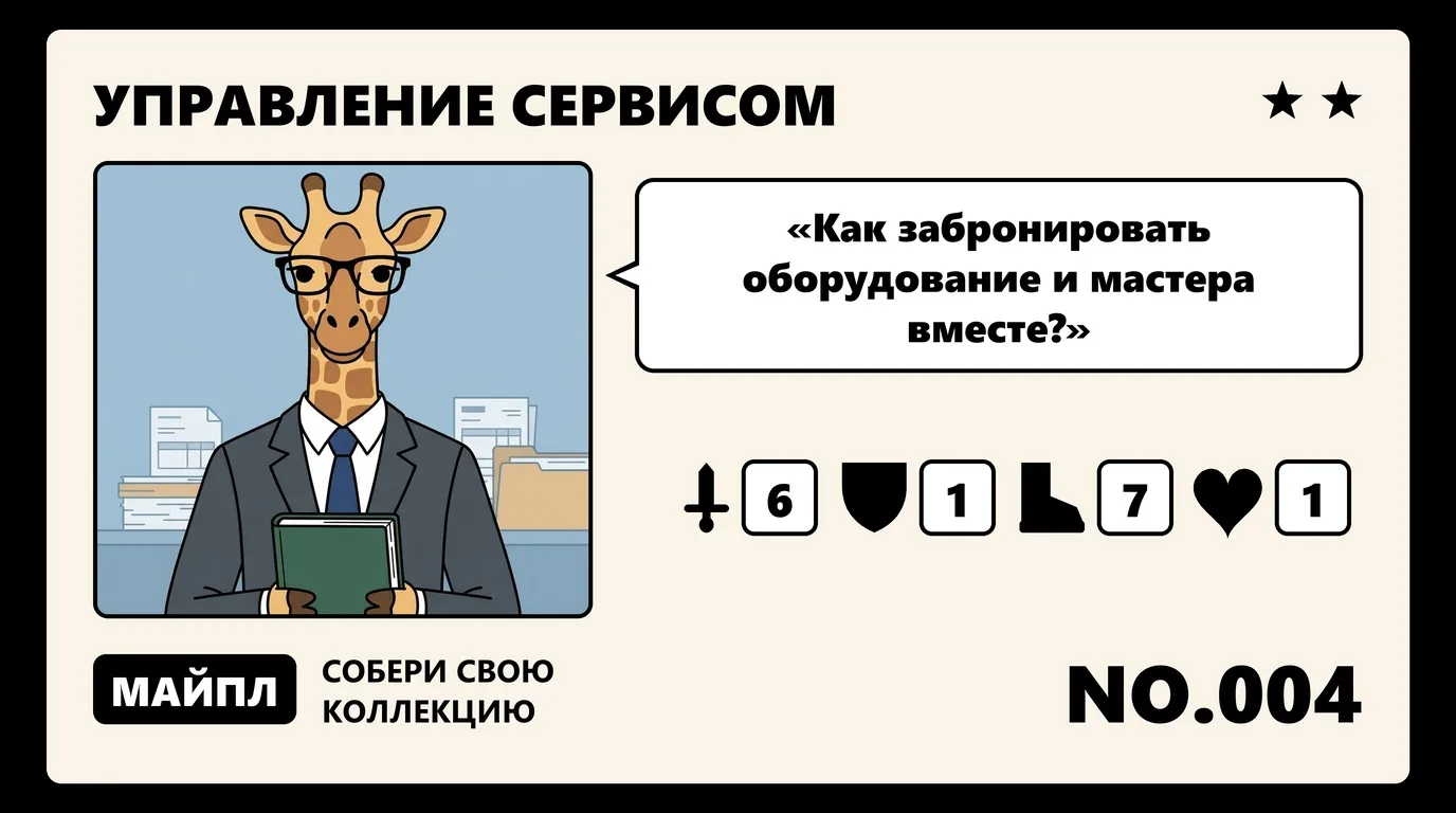 Как планировать загрузку мастеров и бригад
