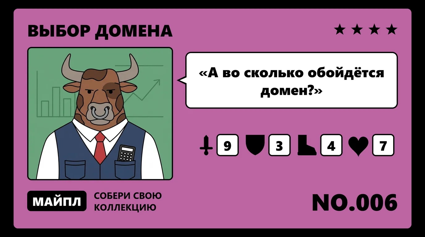 Сколько стоит домен в 2026