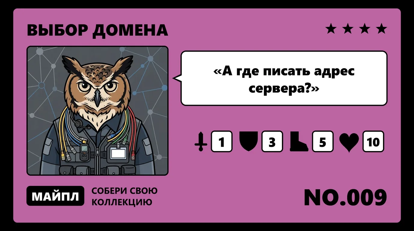 Привязка домена к хостингу