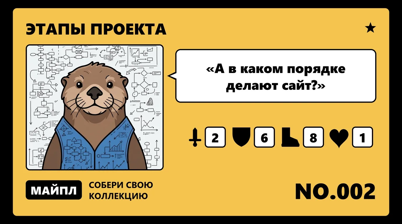 Девять этапов разработки сайта по порядку