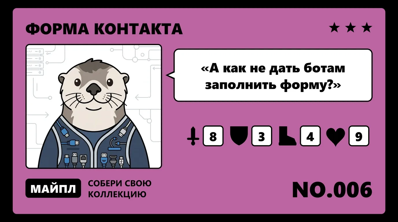 Как защитить форму от спама