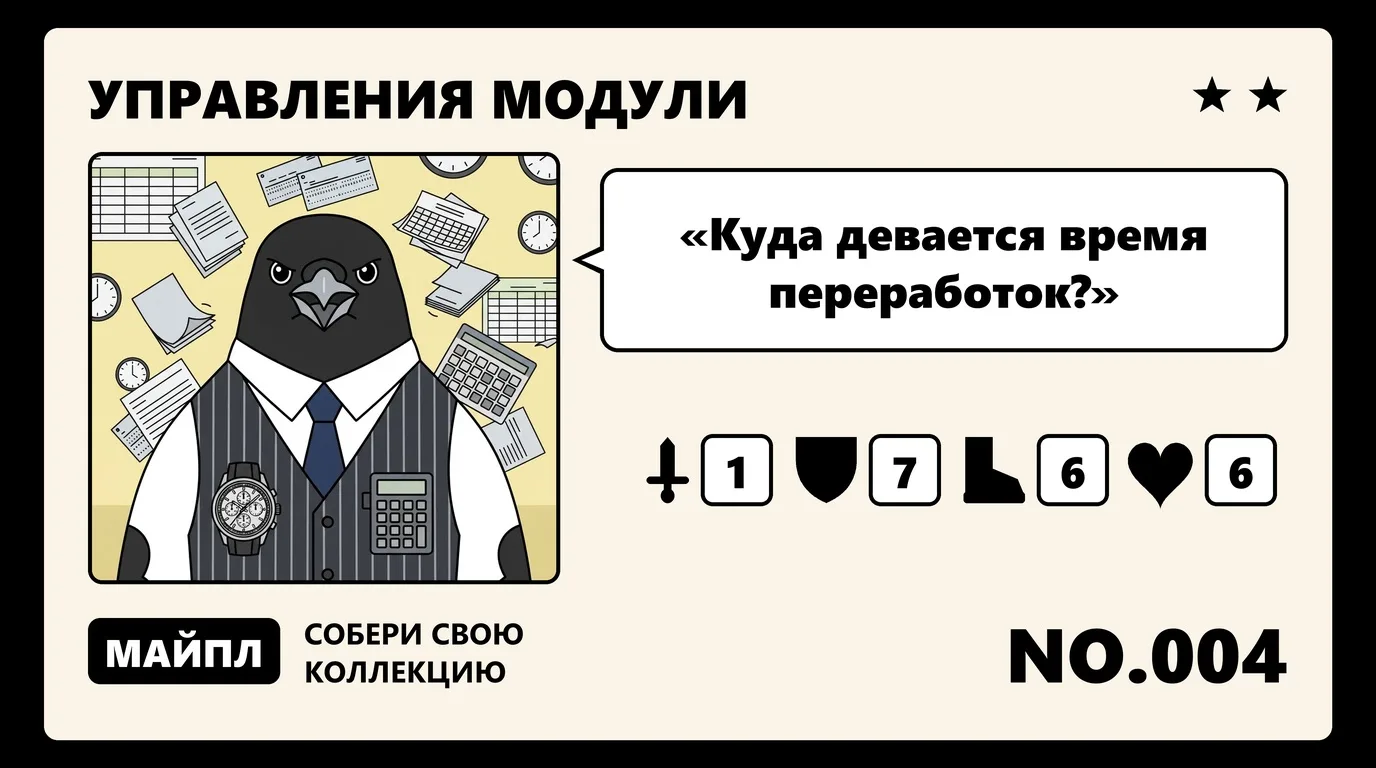 Табель и графики — где теряются деньги