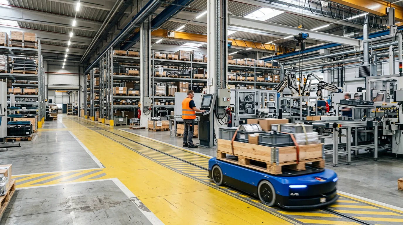 ИИ-агент для внутризаводская логистика: автоматизация с помощью внутрипроизводственный логист