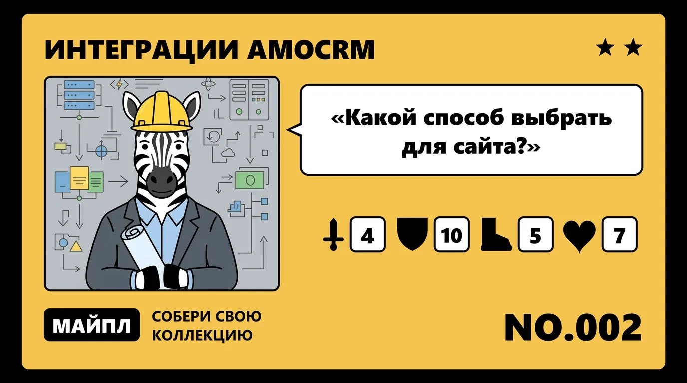 Три способа интеграции amoCRM