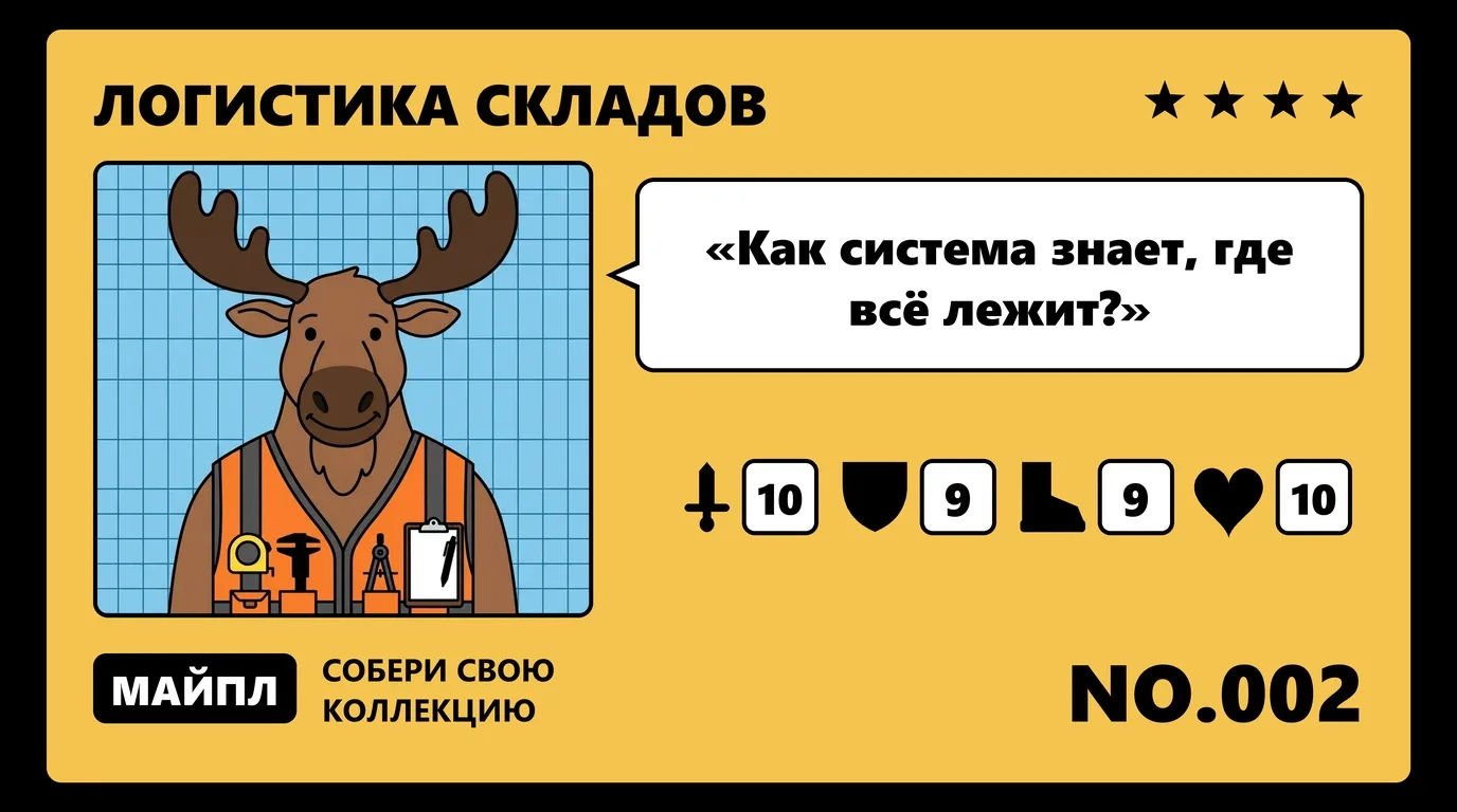 Ядро WMS — топология, ячейки и единицы хранения
