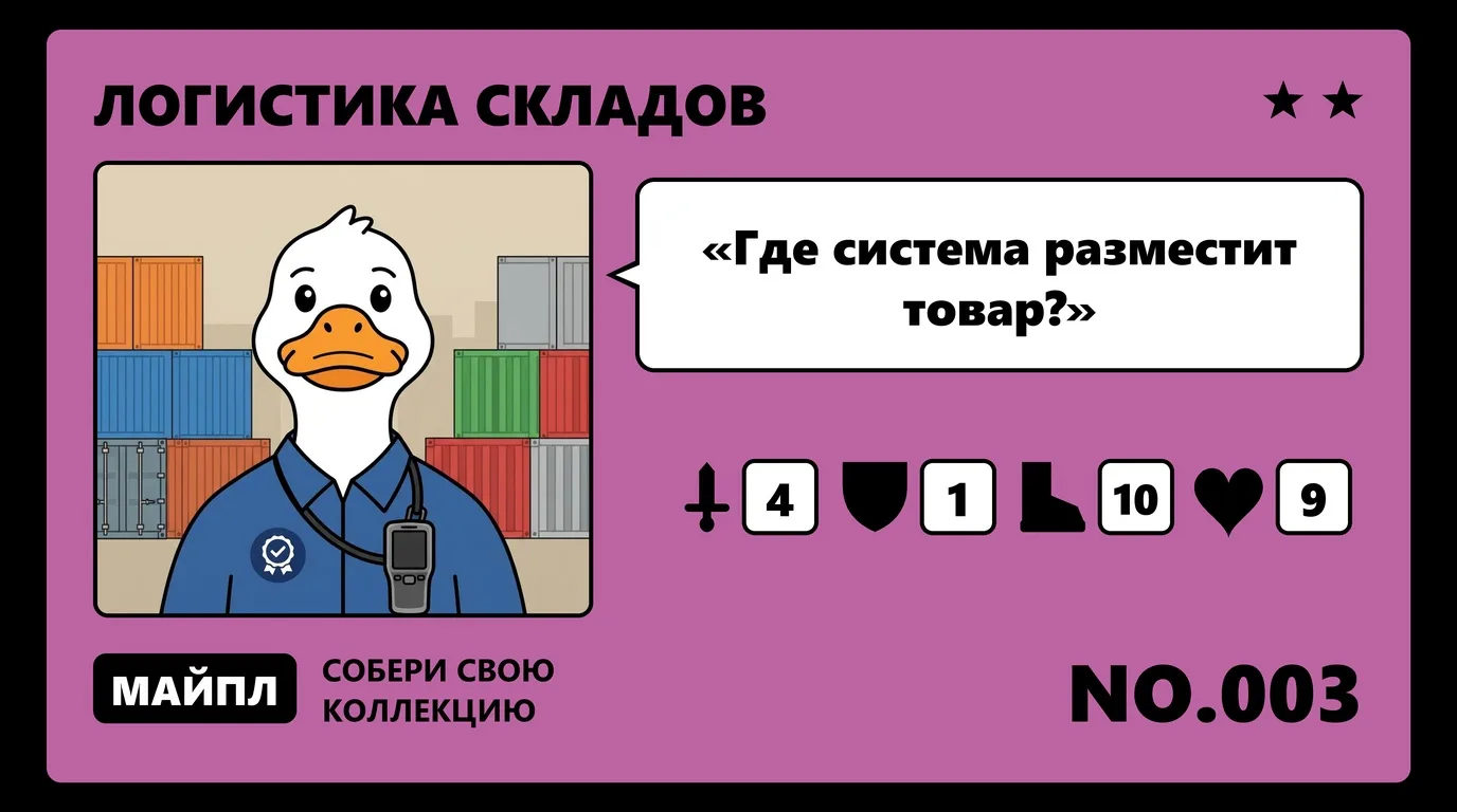Приемка и размещение по правилам