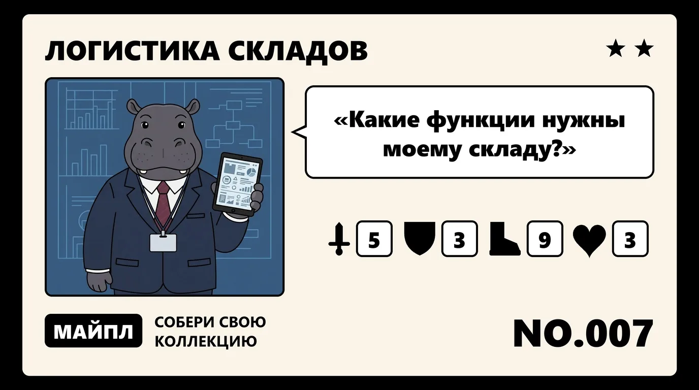 Какие модули нужны складу вашей площади