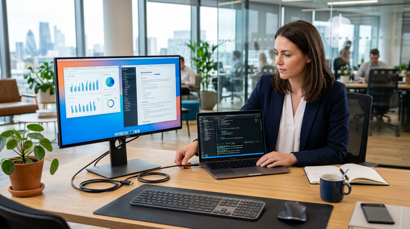 Как подключить монитор к ноутбуку: все способы