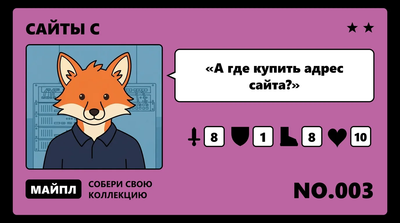 Домен и хостинг для сайта