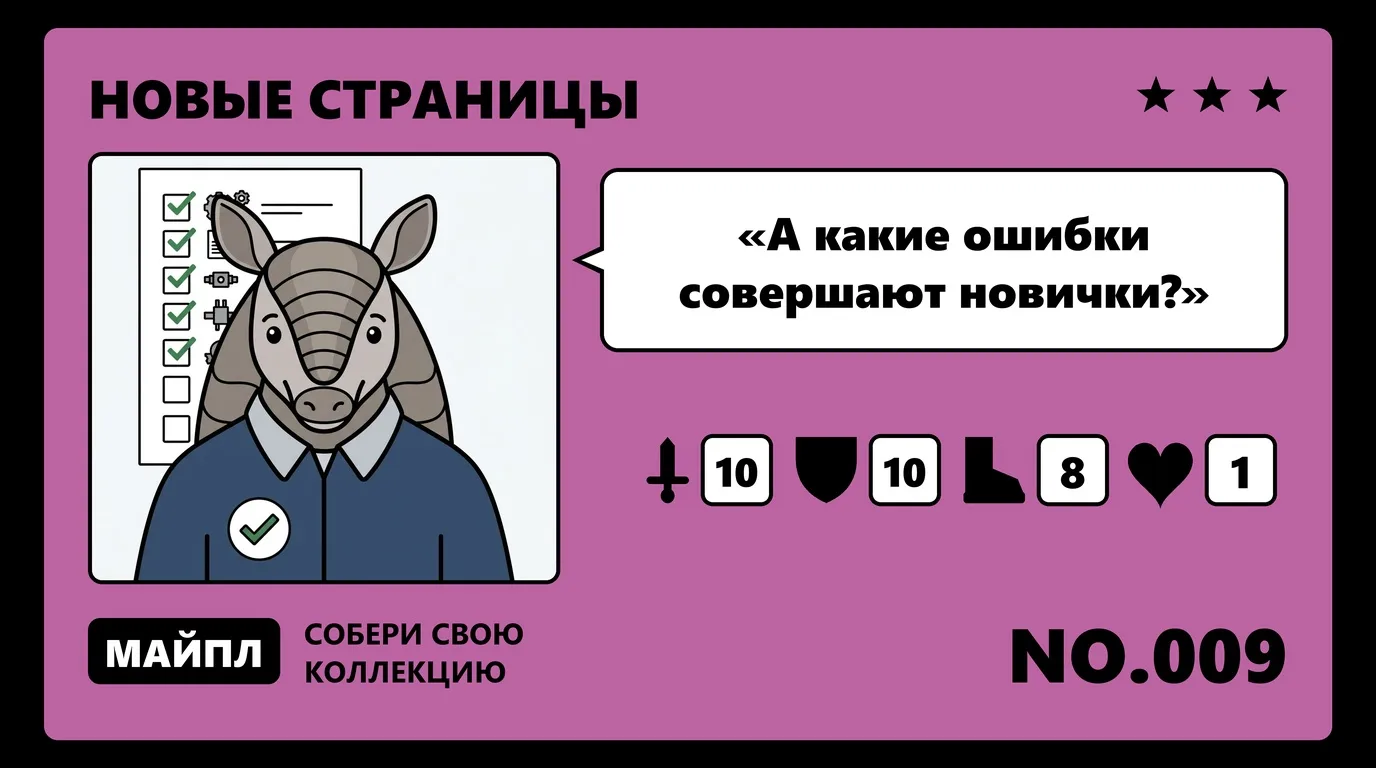 Пять ошибок при добавлении страниц