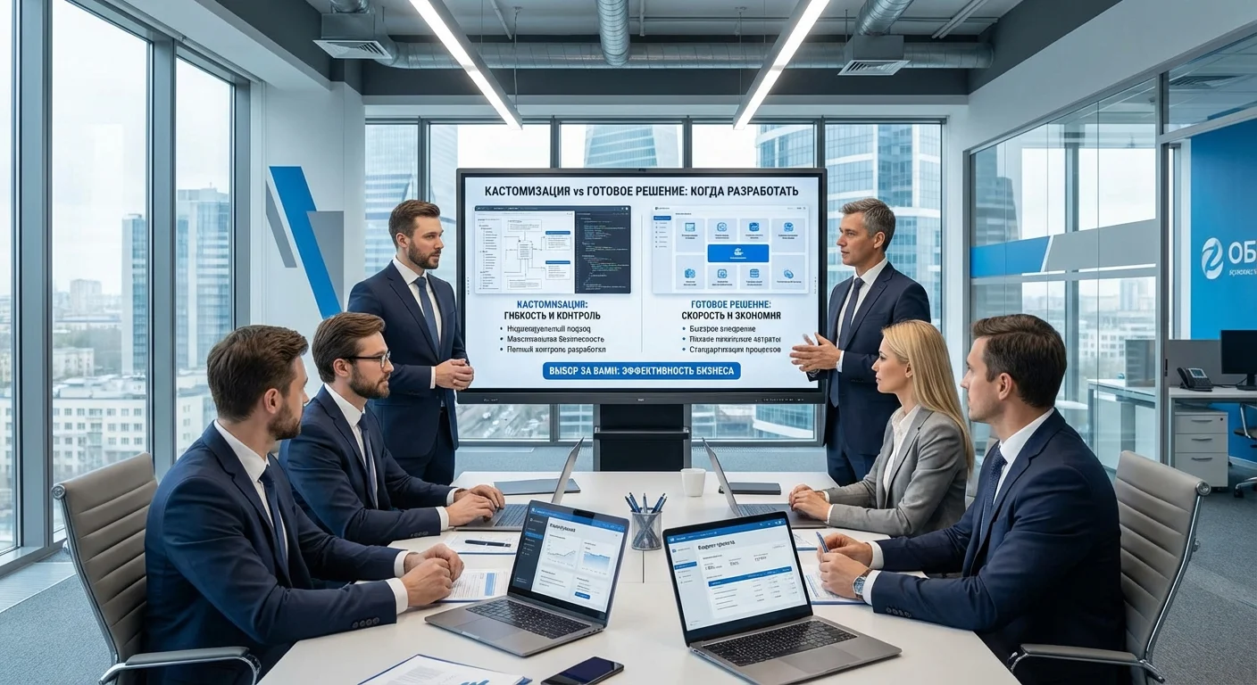 Кастомизация vs готовое решение: когда разработать свою систему вместо 1С