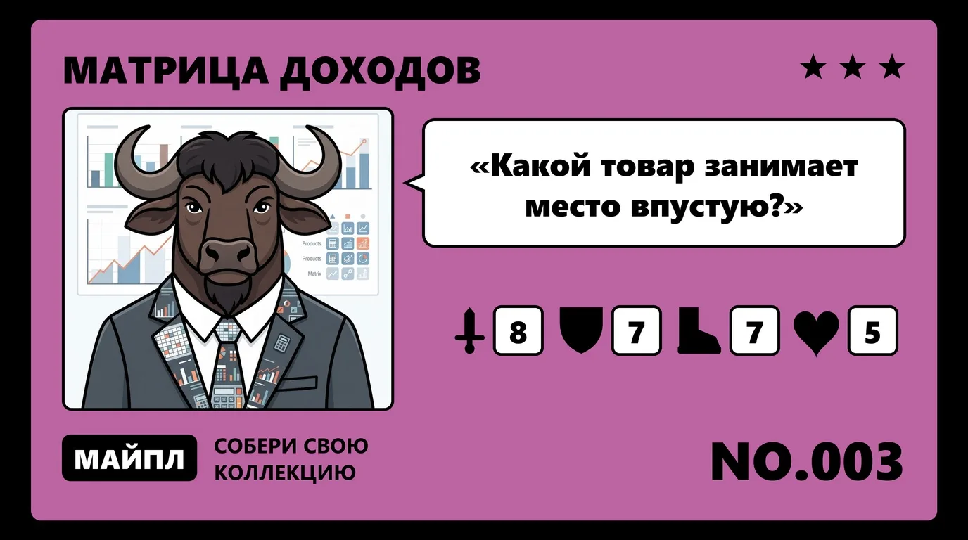 Как рассчитать ассортиментную матрицу