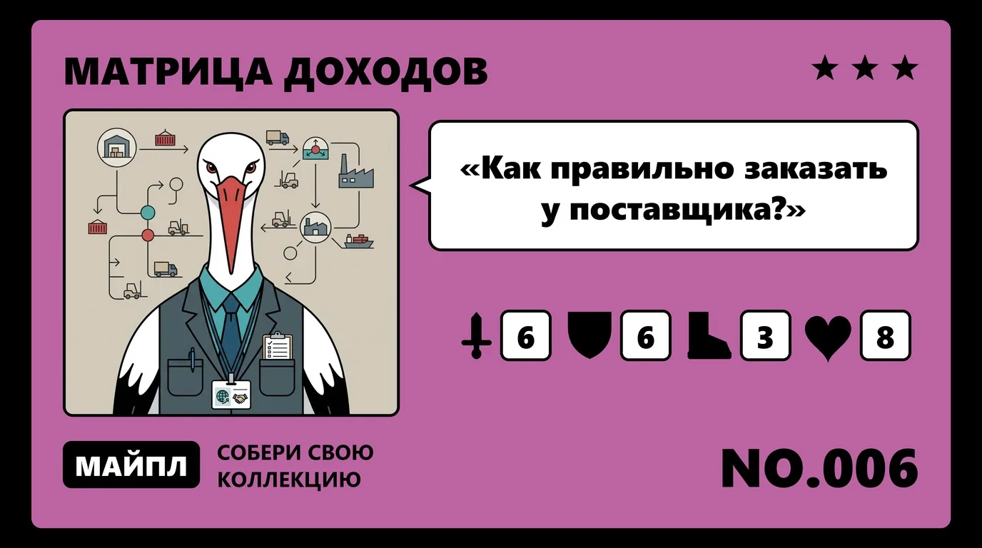 Как связать матрицу с закупками и автозаказом