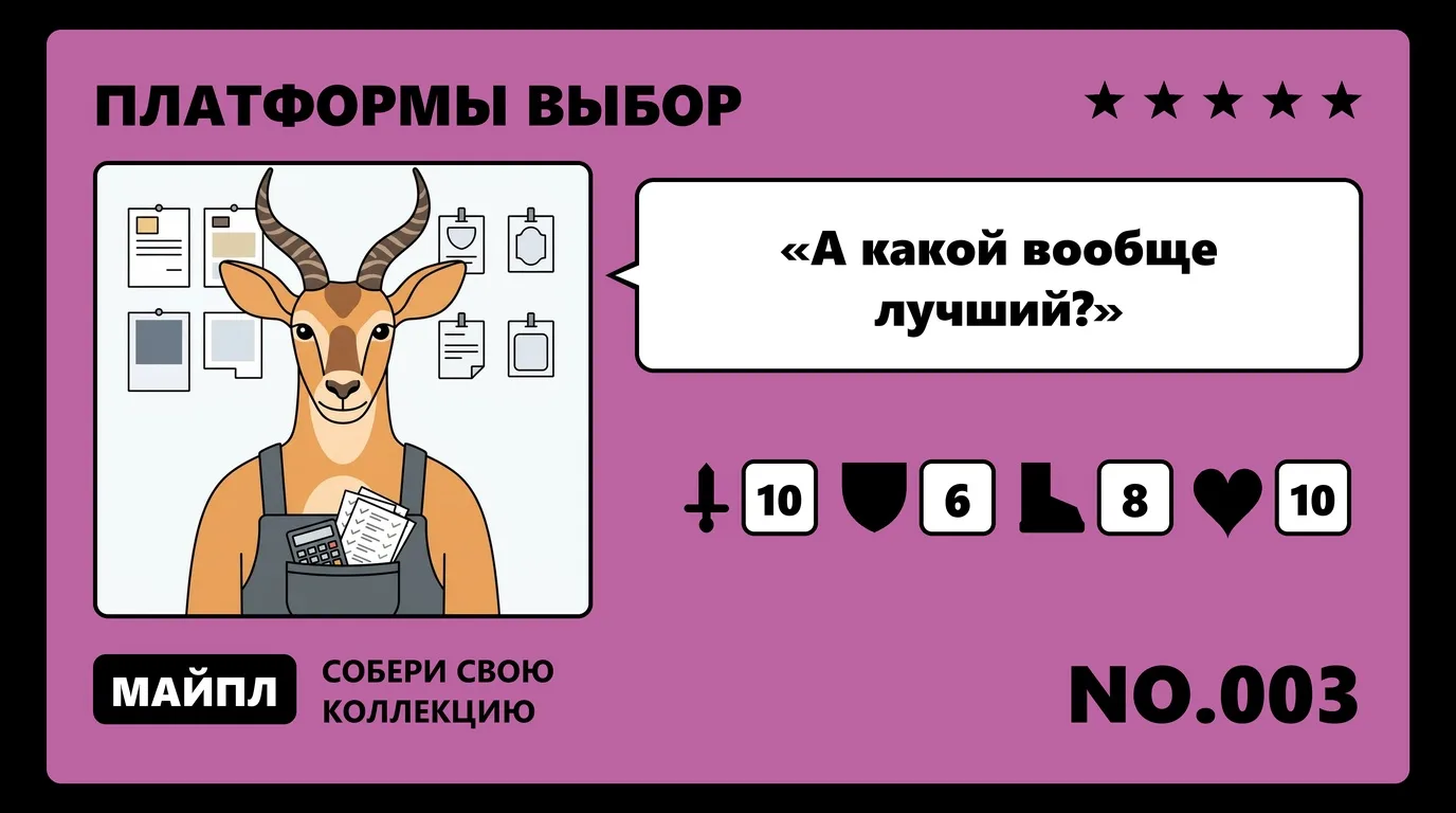 Сравнение конструкторов сайтов в одной таблице
