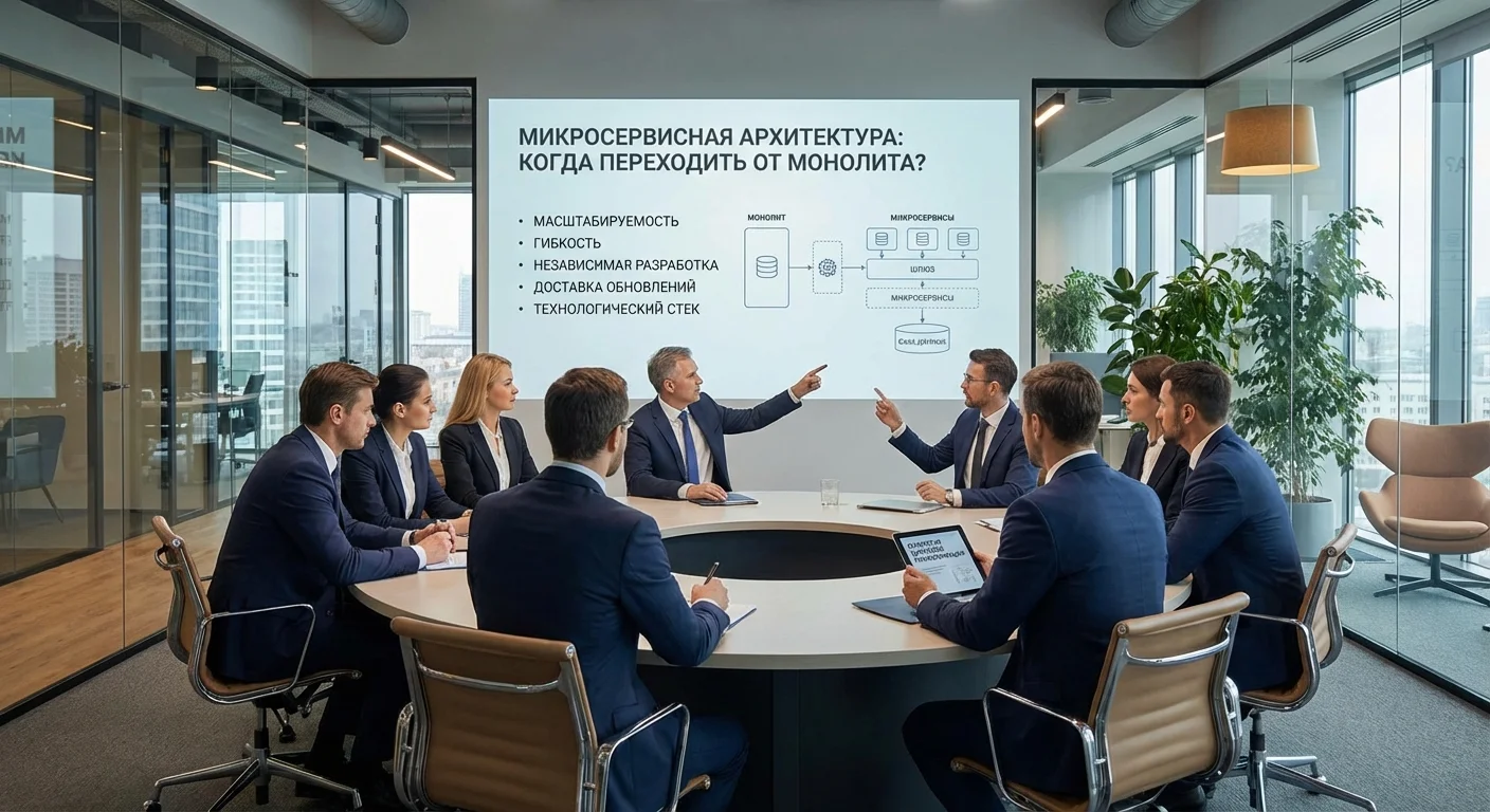 Микросервисная архитектура: когда и как переходить от монолита