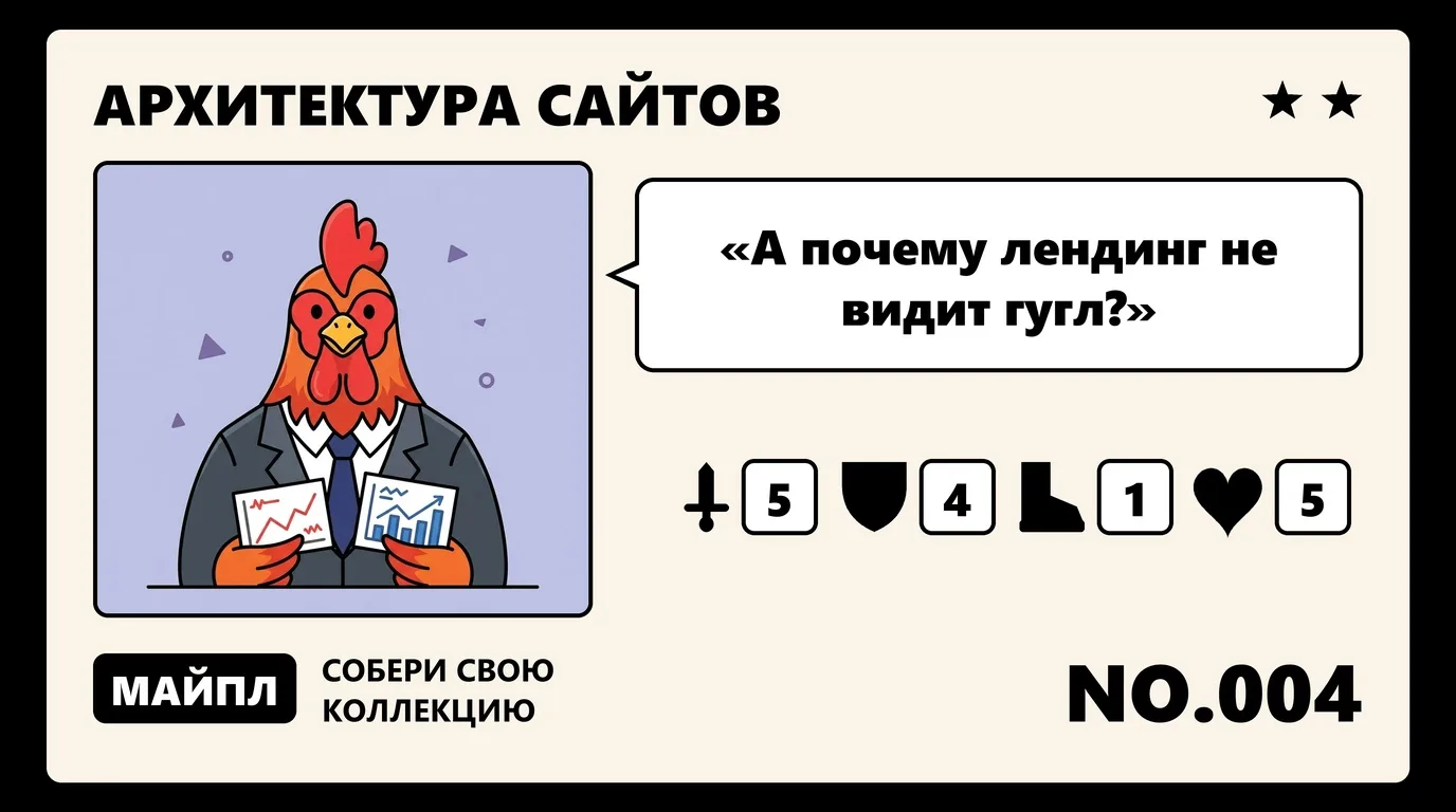 Почему лендинг не собирает поисковый трафик