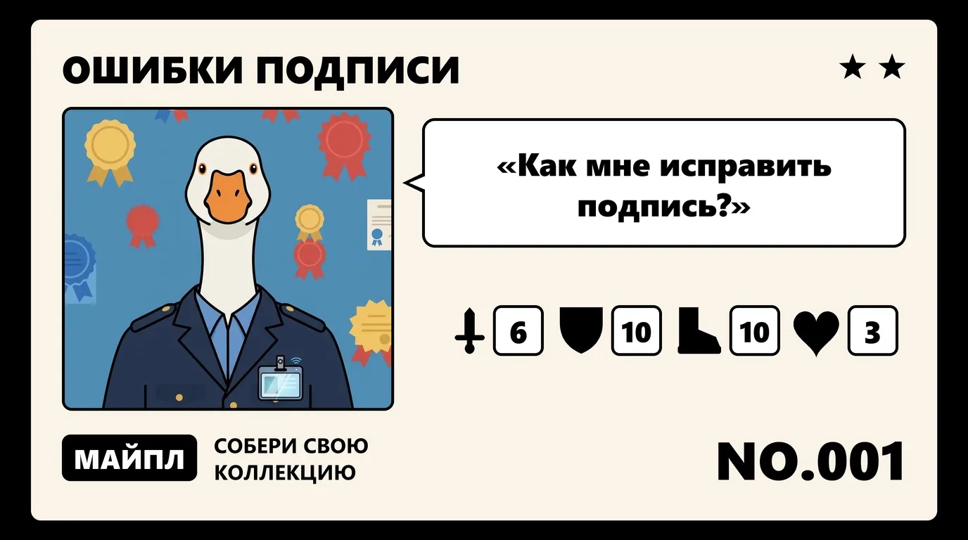 Ошибка проверки электронной подписи: 10 причин