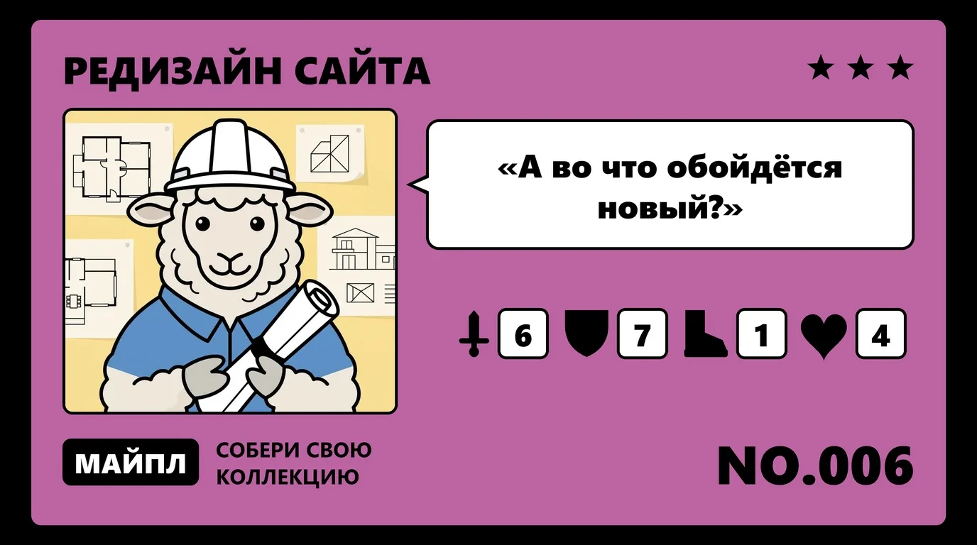 Смета Б — разработка сайта с нуля