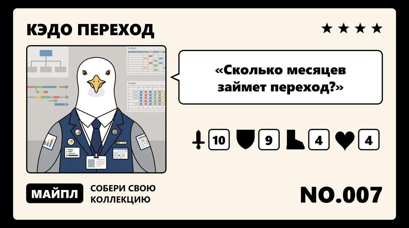 Календарь перехода и бюджет