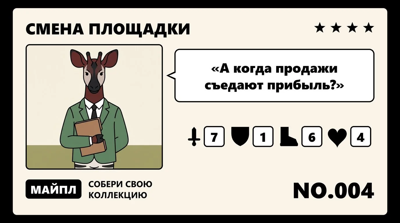 Пороговые значения по обороту
