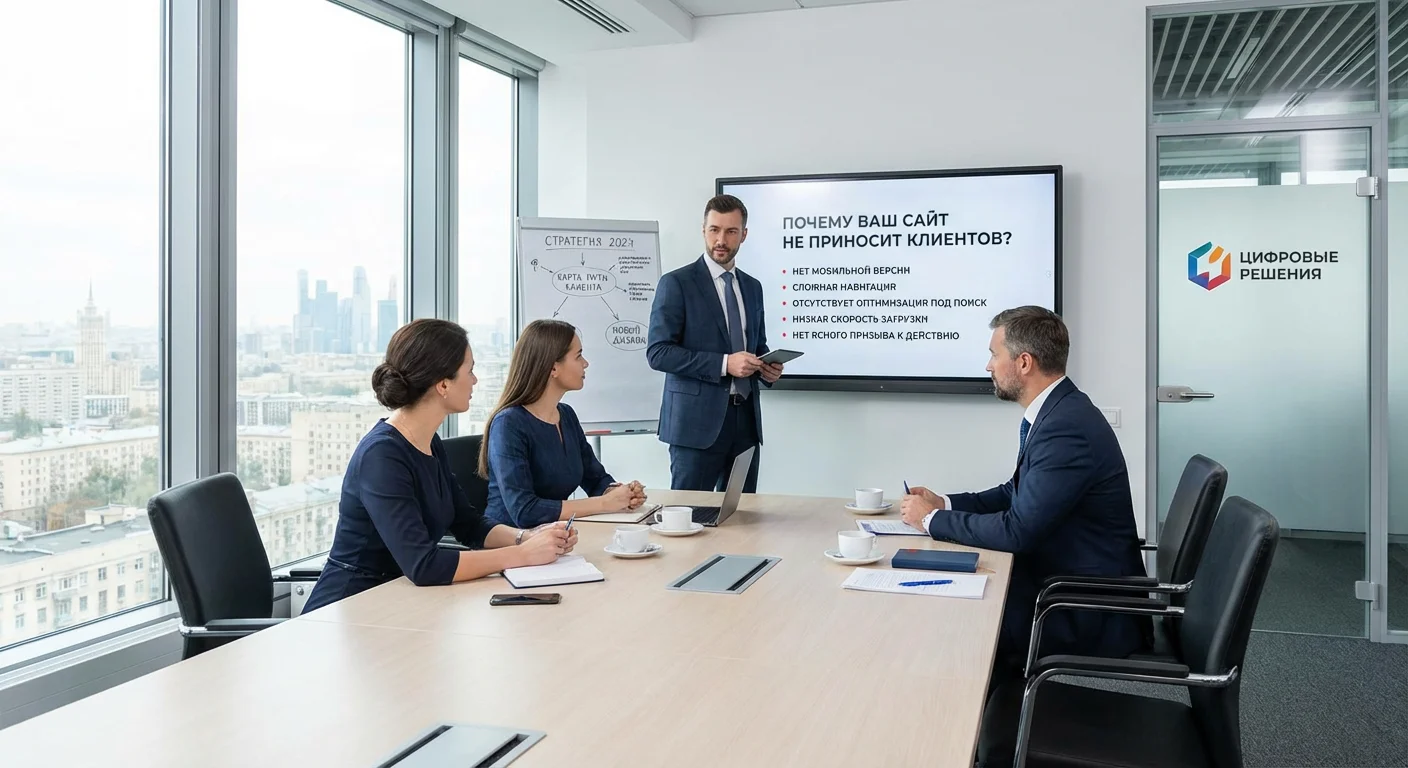 Почему ваш сайт не получает клиентов (технический аудит + решение)