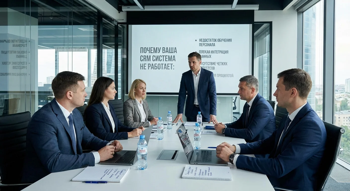 Почему ваша CRM система не работает: 5 реальных причин и решения
