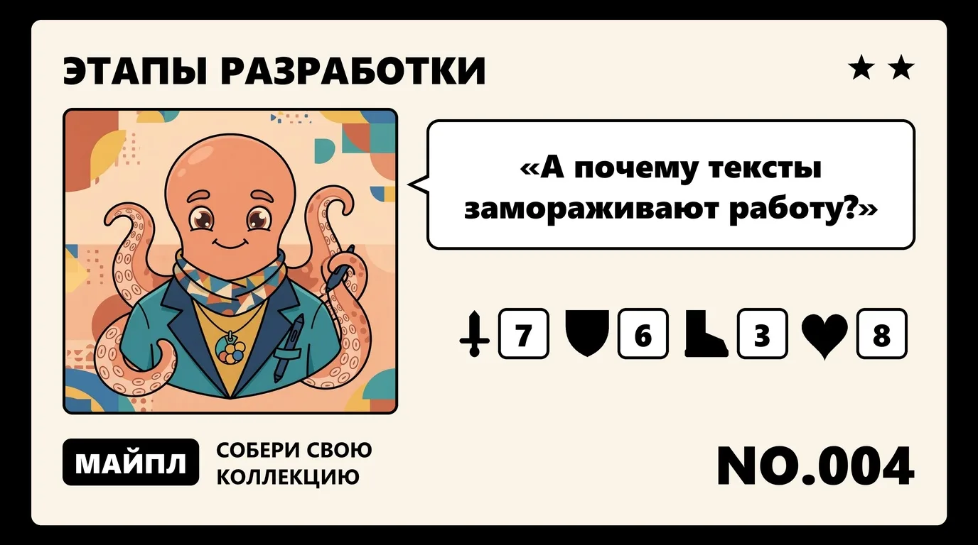 Недели 4–7 — дизайн и контент без простоя