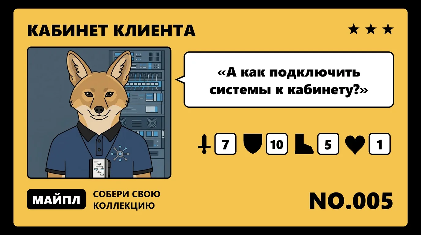 Личный кабинет с интеграцией 1С и CRM