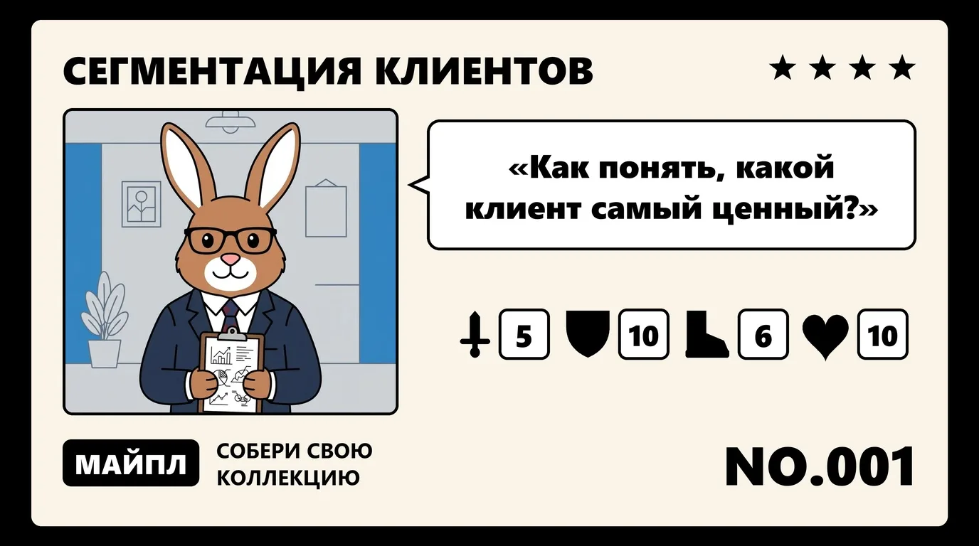 RFM-анализ на данных кассы: расчет за неделю