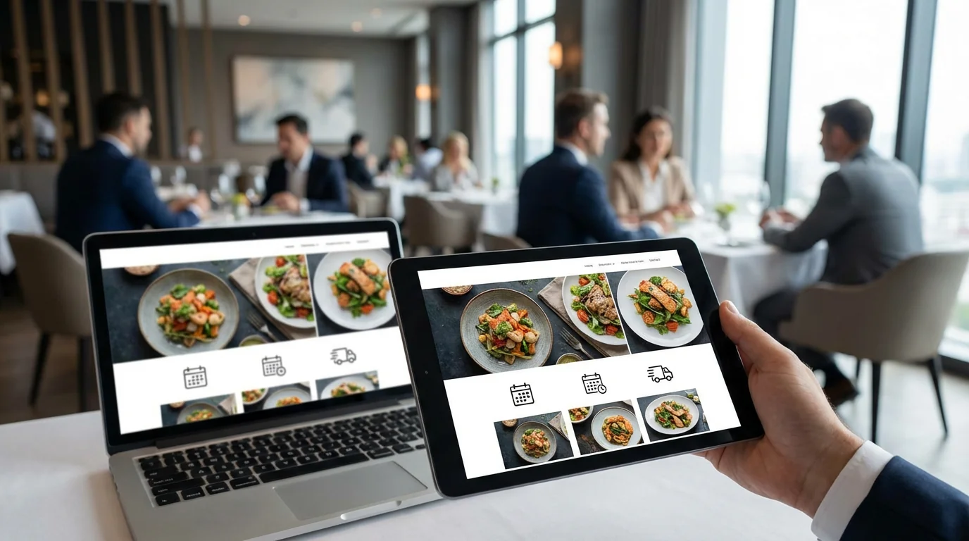 Сайт для ресторана: онлайн-меню, бронирование, доставка – комплексное решение
