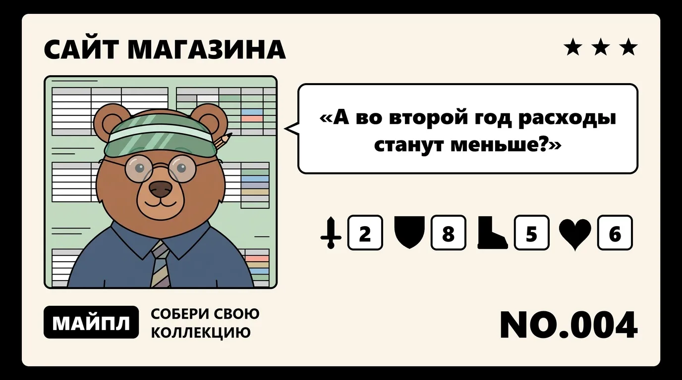 Сколько стоит сайт на Битриксе за три года